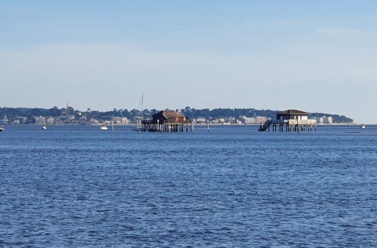 vue mer arcachon cabane tchanquee