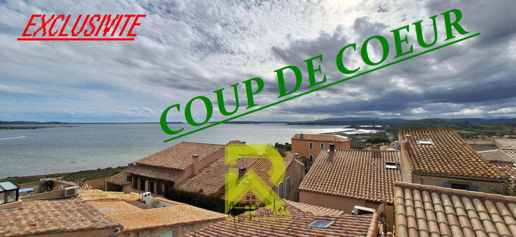 Maison de village atypique avec belle vue sur L&rsquo;étang de BAG – 5 pièces – 3 chambres – 160 m²