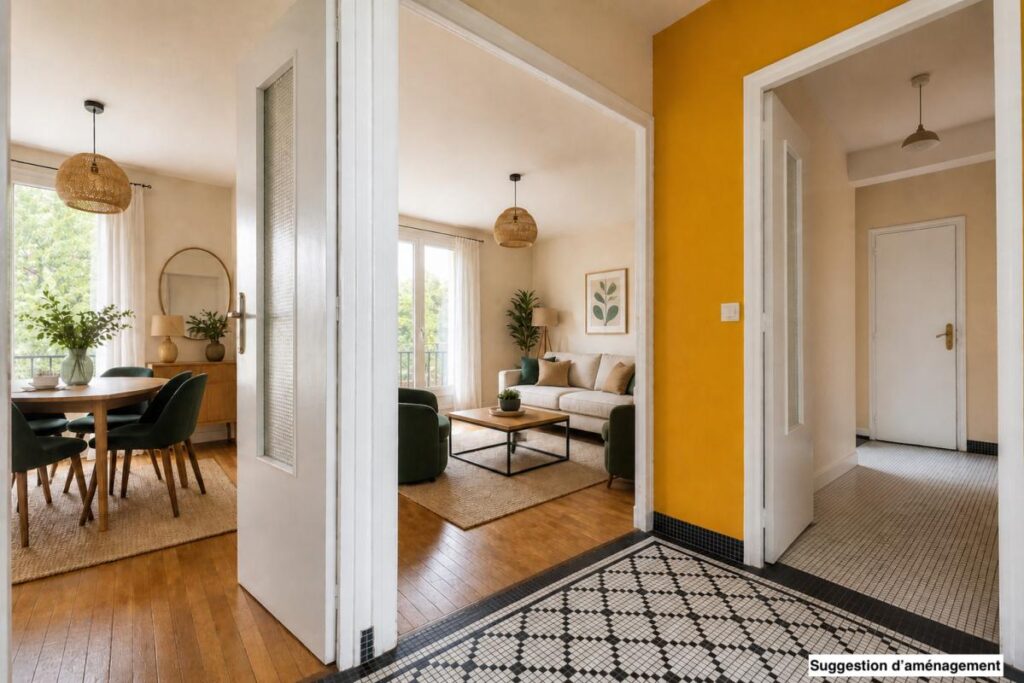 Grand T4 Saint Donatien – 4 pièces – 3 chambres – 90 m²