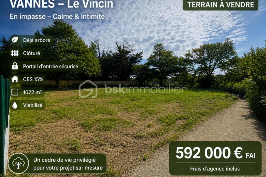 Terrain à vendre à Vannes