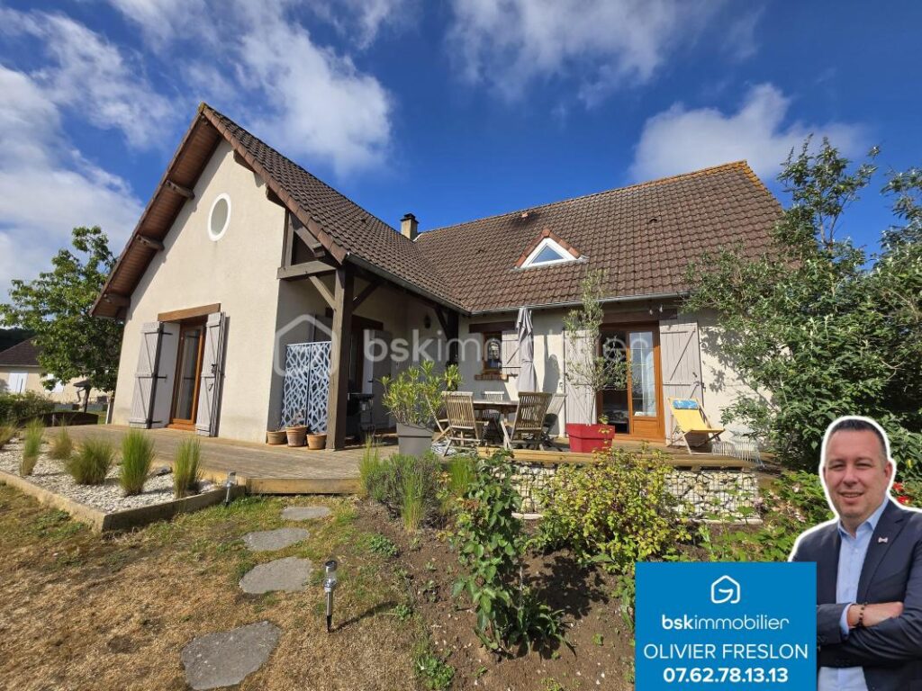Magnifique Pavillon sur sous-sol de 177m² à Marzy – 5 pièces – 4 chambres – 177 m²
