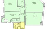 Duplex de 120 m2 avec toit terrasse vue sur Paris – 6 pièces – 4 chambres – 120 m²