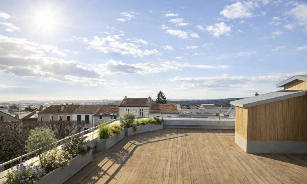 Appartement 3 pièces avec toit terrasse de 60 m2 – 3 pièces – 2 chambres – 60 m²
