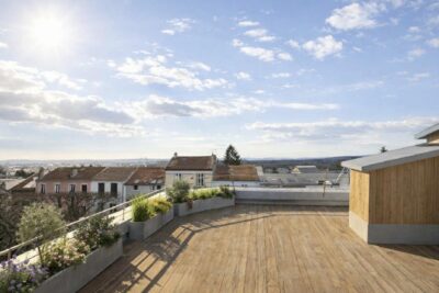 Appartement 3 pièces avec toit terrasse de 60 m2 – 3 pièces – 2 chambres – 60 m²