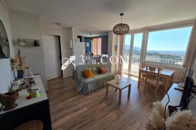 3%.COM MARSEILLE VOUS PROPOSE 13009 – LA ROUVIERE LOCATION D – 2 pièces – 1 chambre – 39 m²