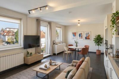 Magnifique appartement 2 pièces dernier étage avec cuisine é – 2 pièces – 1 chambre – 66 m²