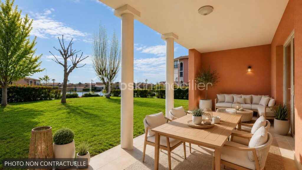 APPARTEMENT RDC T3 DE 51 M2 MEUBLE BARCARES – 3 pièces – 2 chambres – 51 m²