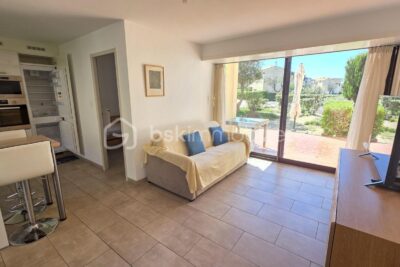 EXCLUSIF – Naturiste – Exceptionnel 3 pièces agrandi, de plain-pied, avec terrasse vue marina – Leucate (11) – 3 pièces – 2 chambres – 47 m²