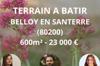 Terrain à vendre à Belloy en santerre