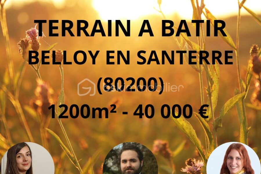 Terrain à vendre à Belloy en santerre