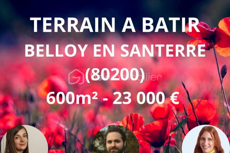 Terrain à vendre à Belloy en santerre