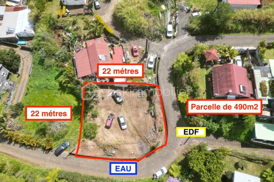 Terrain à vendre à Le tampon