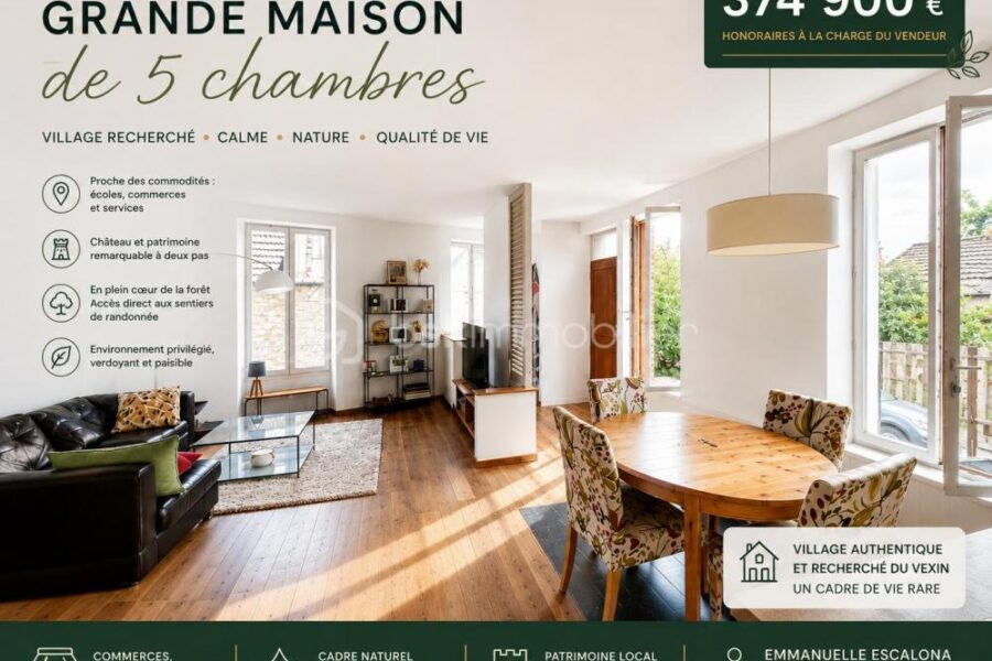 Maison à vendre à Grisy les platres