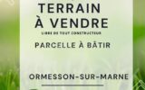 Terrain à vendre à Ormesson sur marne