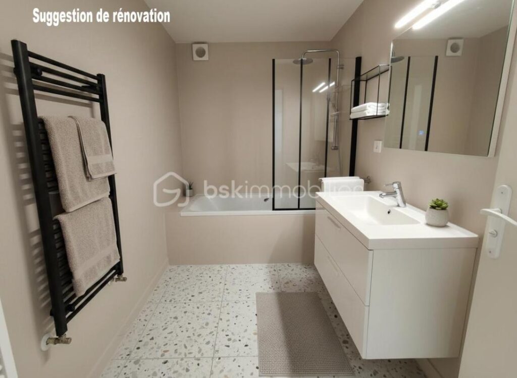 3 pièces lumineux au dernier étage avec vue dégagée et balcon – 3 pièces – 2 chambres – 52 m²