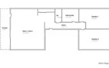 MOUANS-SARTOUX – APPARTEMENT 3 PCES – 62M² – PARKING – CALME – 5 MIN DU CENTRE A PIED – 3 pièces – 2 chambres – 62 m²