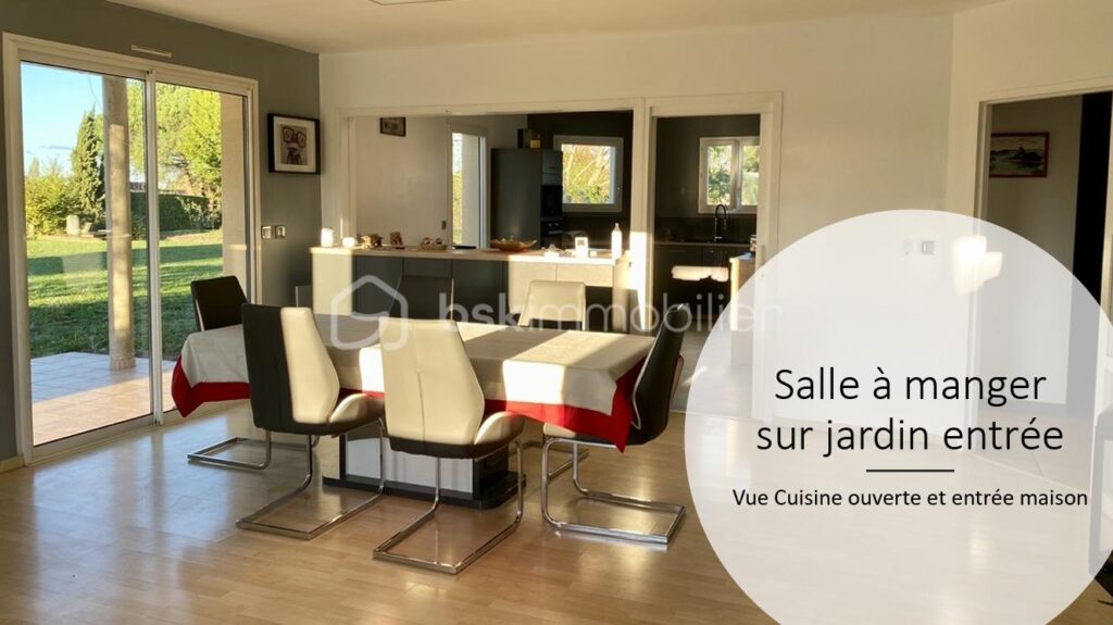 Charmante maison avec piscine, box à chevaux et vue Pyrénées – 9 pièces – 6 chambres – 269 m²