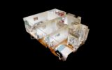 Appartement lumineux de 61m² – 3 pièces – 2 chambres – 60 m²