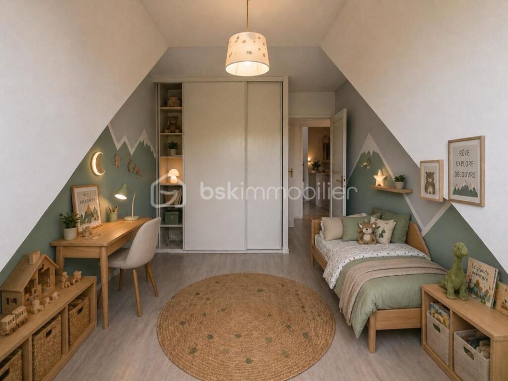 COUP DE CŒUR – DUPLEX DERNIER ÉTAGE – CENTRE MAGNY-LE-HONGRE – VUE PARC + PARKING – 3 pièces – 2 chambres – 61 m²