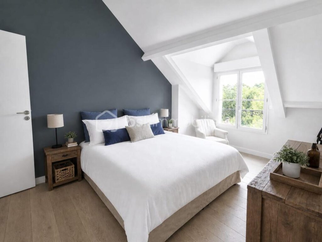Charmante maison au coeur du village avec jardin – 6 pièces – 4 chambres – 142 m²
