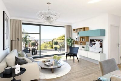 T2 TERRASSE BORD DE MER – 2 pièces – 1 chambre – 45.83 m²