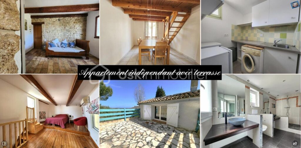 VILLA D&rsquo;EXCEPTION SUR LES HAUTEURS DE TOURBES AVEC UN APPARTEMENT INDÉPENDANT – 6 pièces – 3 chambres – 170 m²
