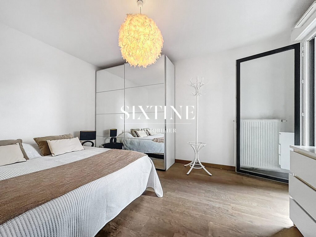 T2 avec balcon et piscine – 2 pièces – 1 chambre – 45.00 m²