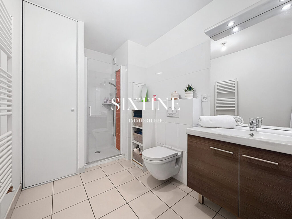 T2 avec balcon et piscine – 2 pièces – 1 chambre – 45.00 m²