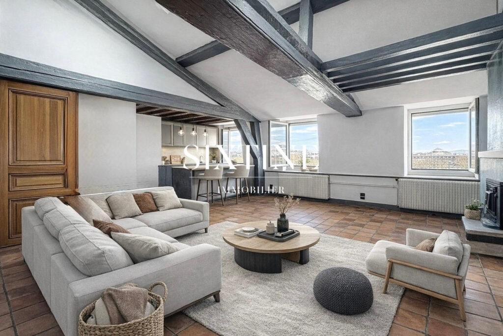 Appartement dernier étage avec vue à rénover – 4 pièces – 3 chambres – 96.00 m²