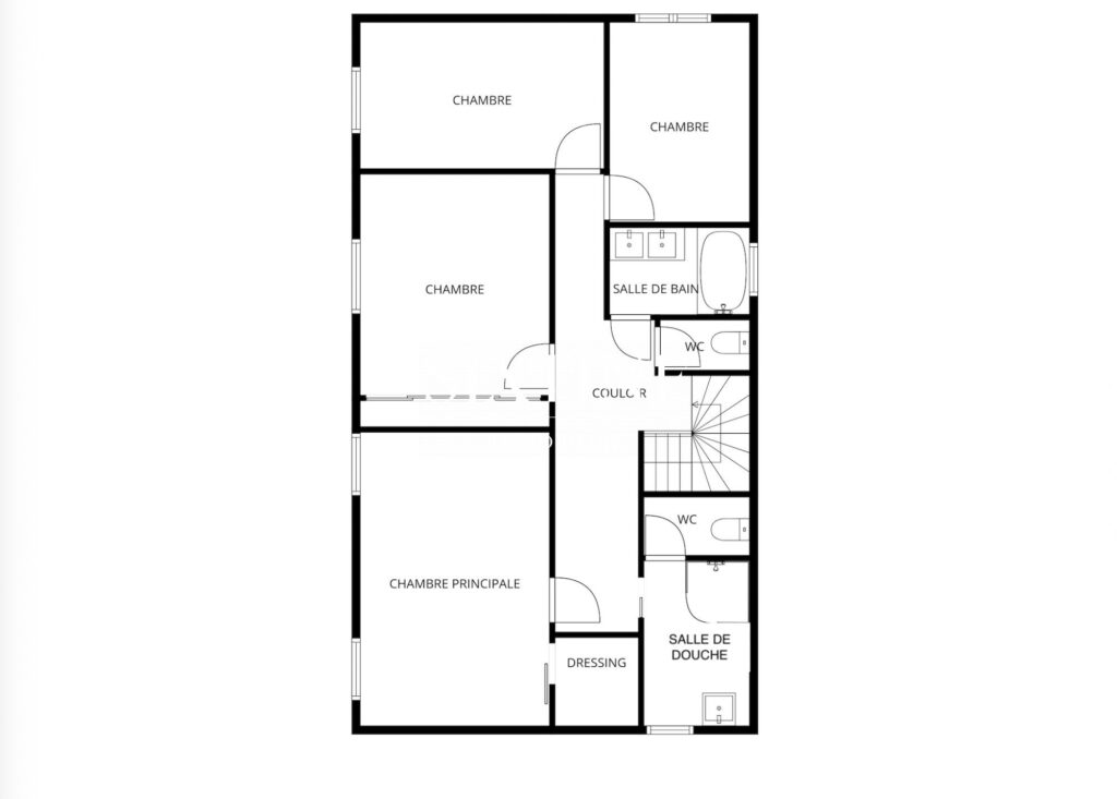 VUE INCROYABLE POUR CETTE MAISON LUMINEUSE – 8 pièces – 5 chambres – 235.00 m²