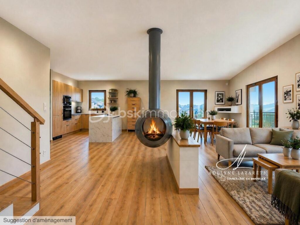 Maison individuelle avec vue panoramique – Fort potentiel jusqu’à 170 m² habitables – 4 pièces – 3 chambres – 102 m²