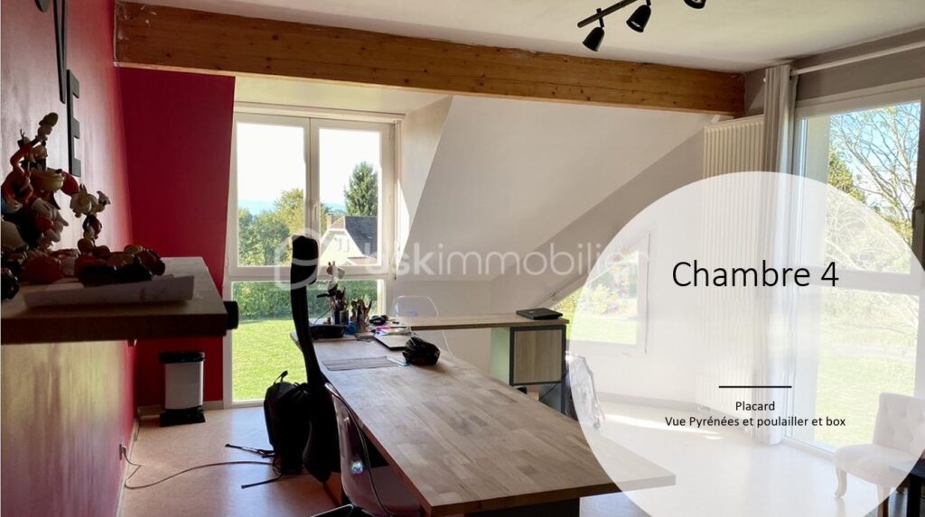 Charmante maison avec piscine, box à chevaux et vue Pyrénées – 9 pièces – 6 chambres – 269 m²