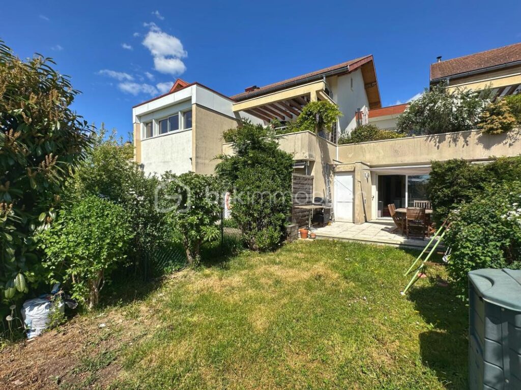 T2 avec jardin et terrasse – Vue dégagée & soleil couchant – Villaz – 2 pièces – 1 chambre – 46 m²