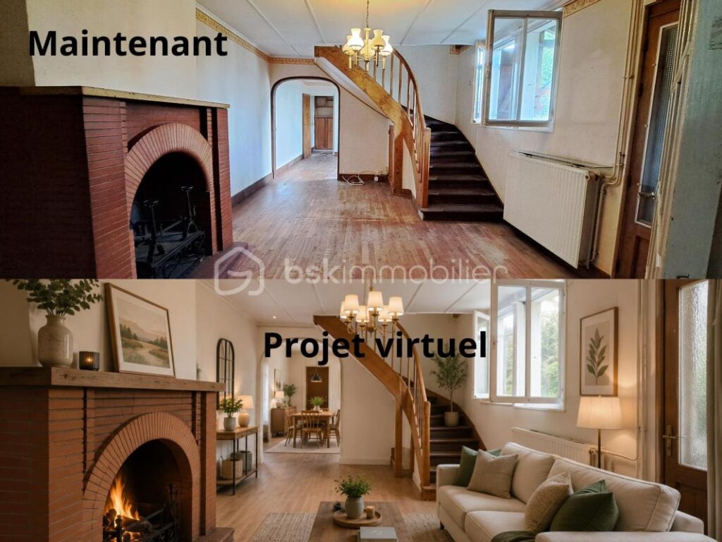 Maison de ville – 4 pièces – 2 chambres – 98 m²
