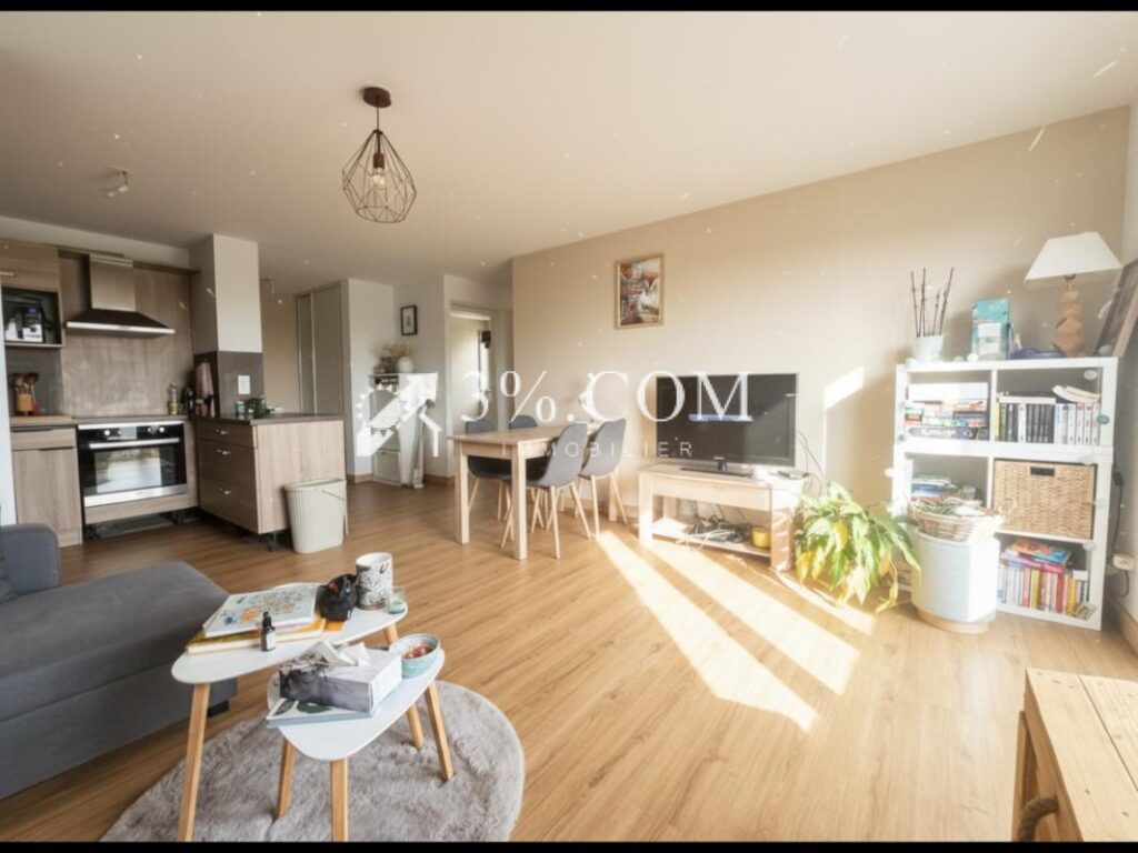 3%COM Bel appartement F3 coté canal – terrasse – garage – 3 pièces – 2 chambres – 60 m²