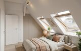 Magnifique appartement 2 pièces dernier étage avec cuisine é – 2 pièces – 1 chambre – 66 m²
