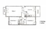 T3 traversant de 68 m² avec terrasse, balcon et parking – Hyper-centre de Bruges – 3 pièces – 2 chambres – 69 m²