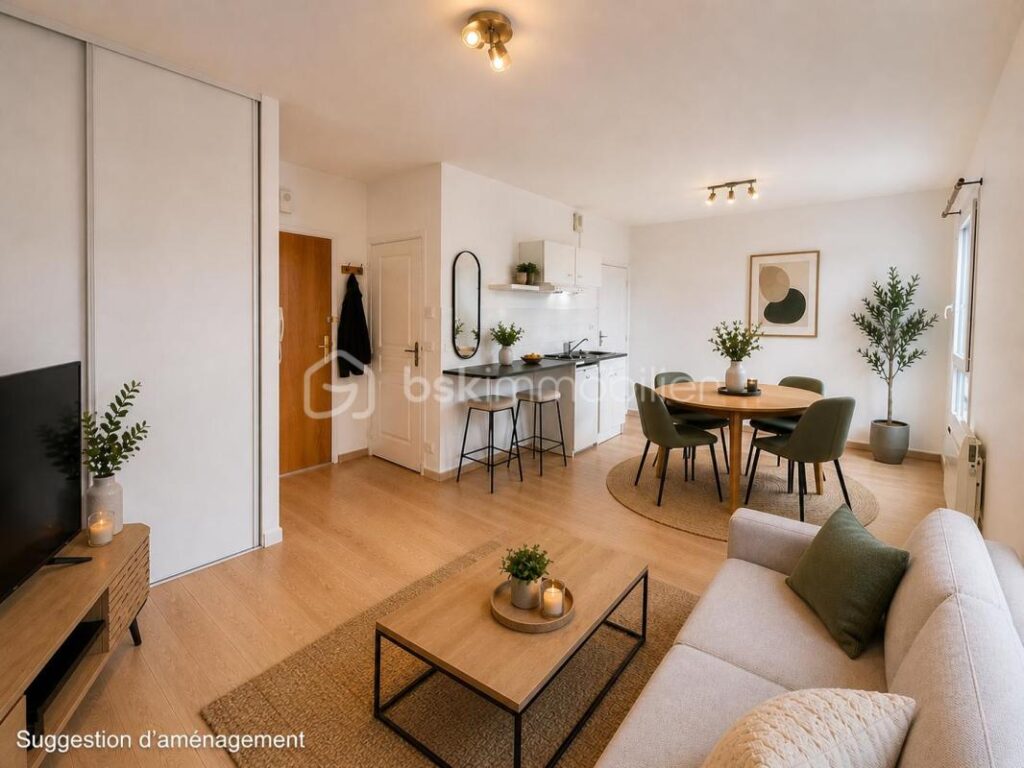 GRAND STUDIO IDEALEMENT SITUE VENDU LIBRE – 1 pièce – NR chambres – 33 m²
