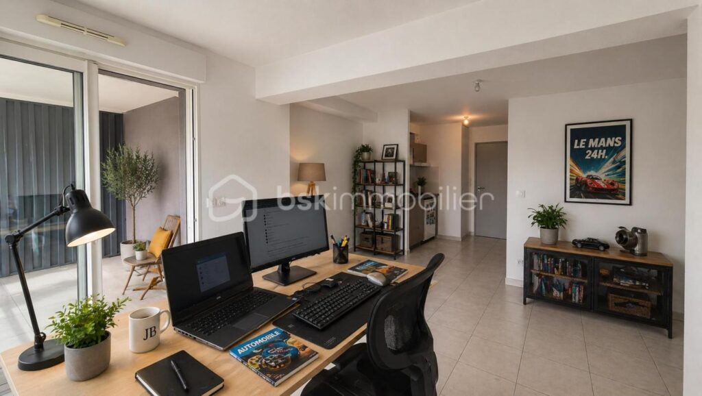 A VENDRE APPARTEMENT T2 CABINE DE 44M² A SAINT CYPRIEN – COTE VILLAGE – EN IMPASSE – TERRASSE – PARKIG PRIVE – LIBRE DE TOUTE OCCUPATION – VUE DEGAGEE – 2 pièces – 1 chambre – 44 m²
