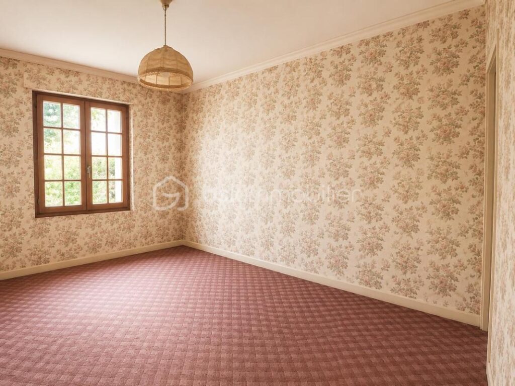 Maison de bourg de plain-pied de 107m2 Boistrudan – 4 pièces – 2 chambres – 107 m²