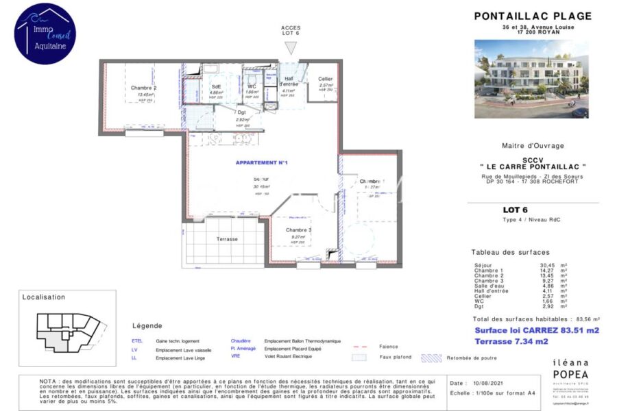 Appartement à vendre à Royan — Vue mer — photo 3