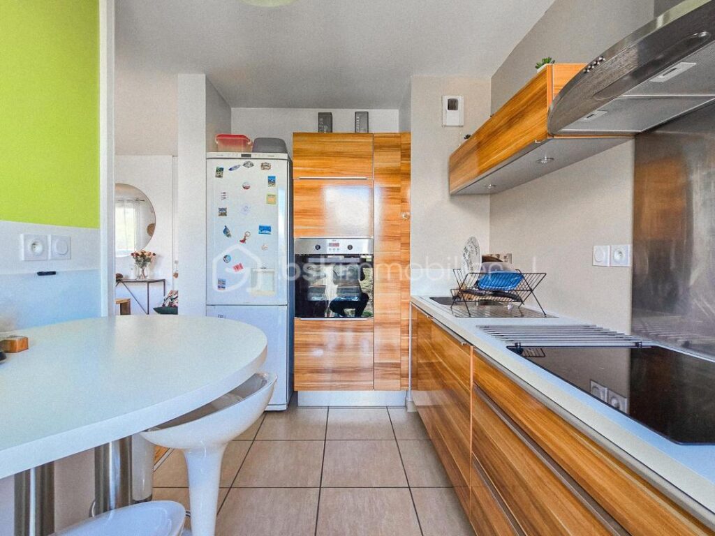 Grenoble 38100 – Appartement T4 meublé avec terrasse, cave et garage possible en sus – 4 pièces – 3 chambres – 75 m²