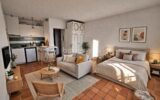 Exclusivité – Baisse de prix, à saisir ! Studio 28 m² vue mer, sans vis-à-vis, au calme absolu – 1 pièce – 1 chambre – 28 m²