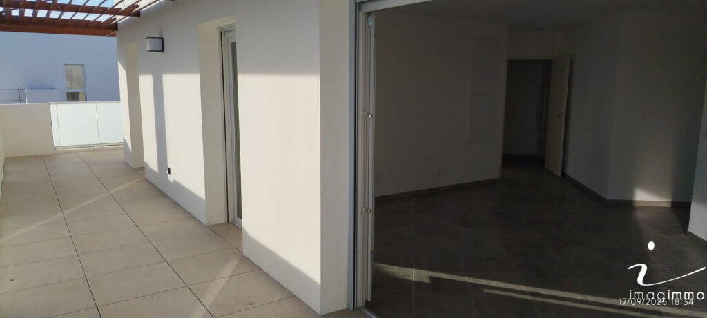 MONTPELLIER SUD T3 NEUF DERNIER ETAGE Avec TERRASSE 25 M2 – 3 pièces – 2 chambres – 60 m²