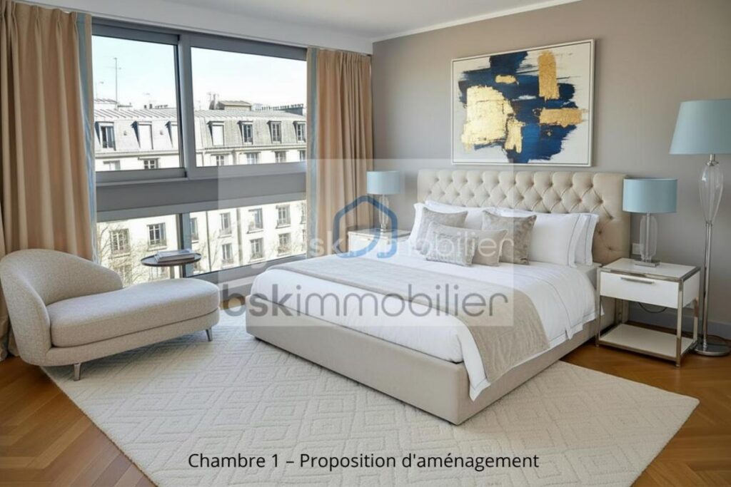 Appartement 3 pièces – 46 m² d&rsquo;espace extérieur – étage élevé – double exposition – 3 pièces – 2 chambres – 72 m²
