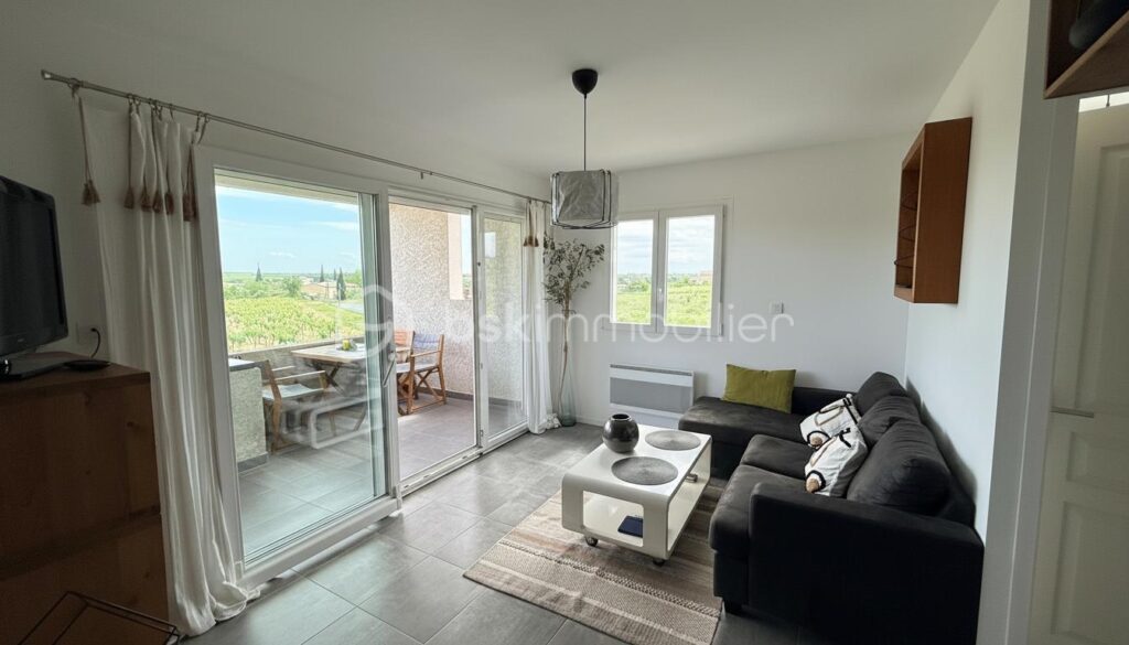 T3 de 60 m2 à 10 minutes de PEZENAS – 3 pièces – 2 chambres – 60 m²