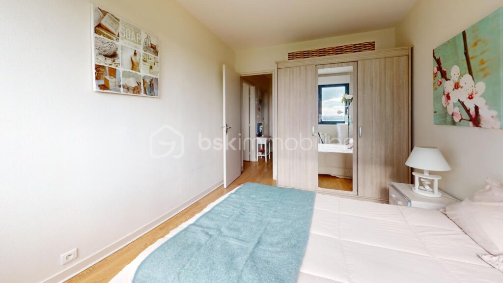 Appartement lumineux de 61m² – 3 pièces – 2 chambres – 60 m²
