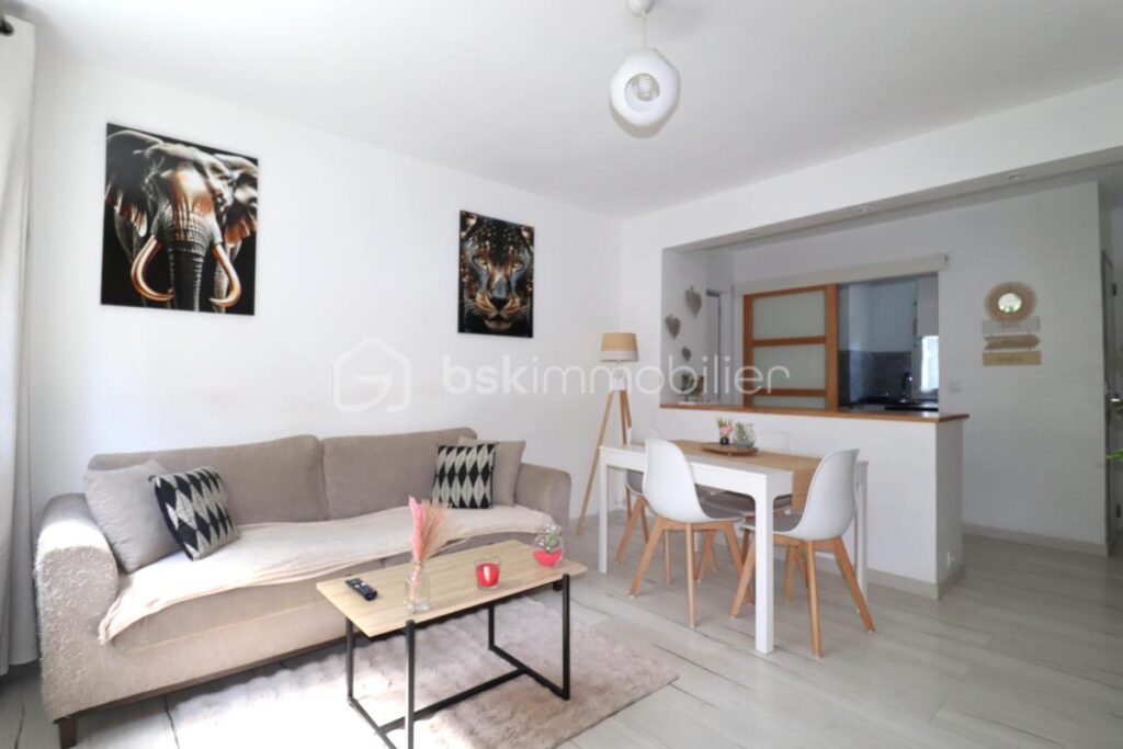 AGREABLE APPARTEMENT LUMINEUX ET TRAVERSANT ( 3 piéces 50 m² ) avec 2 chambres et cave – 3 pièces – 2 chambres – 49 m²