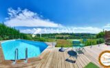 Maison de caractère 7 chambres avec vue dégagée, piscine et – 9 pièces – 7 chambres – 214 m²