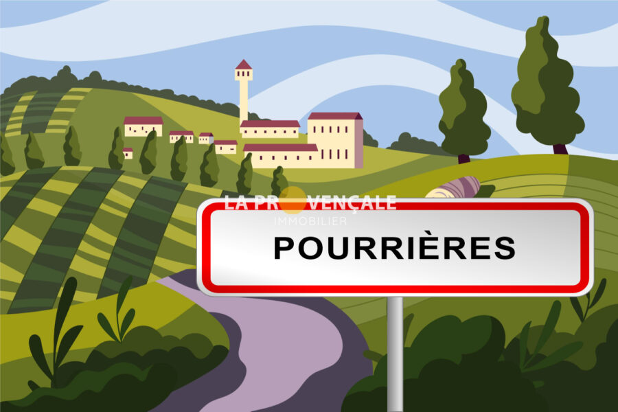 Terrain à vendre à Pourrières